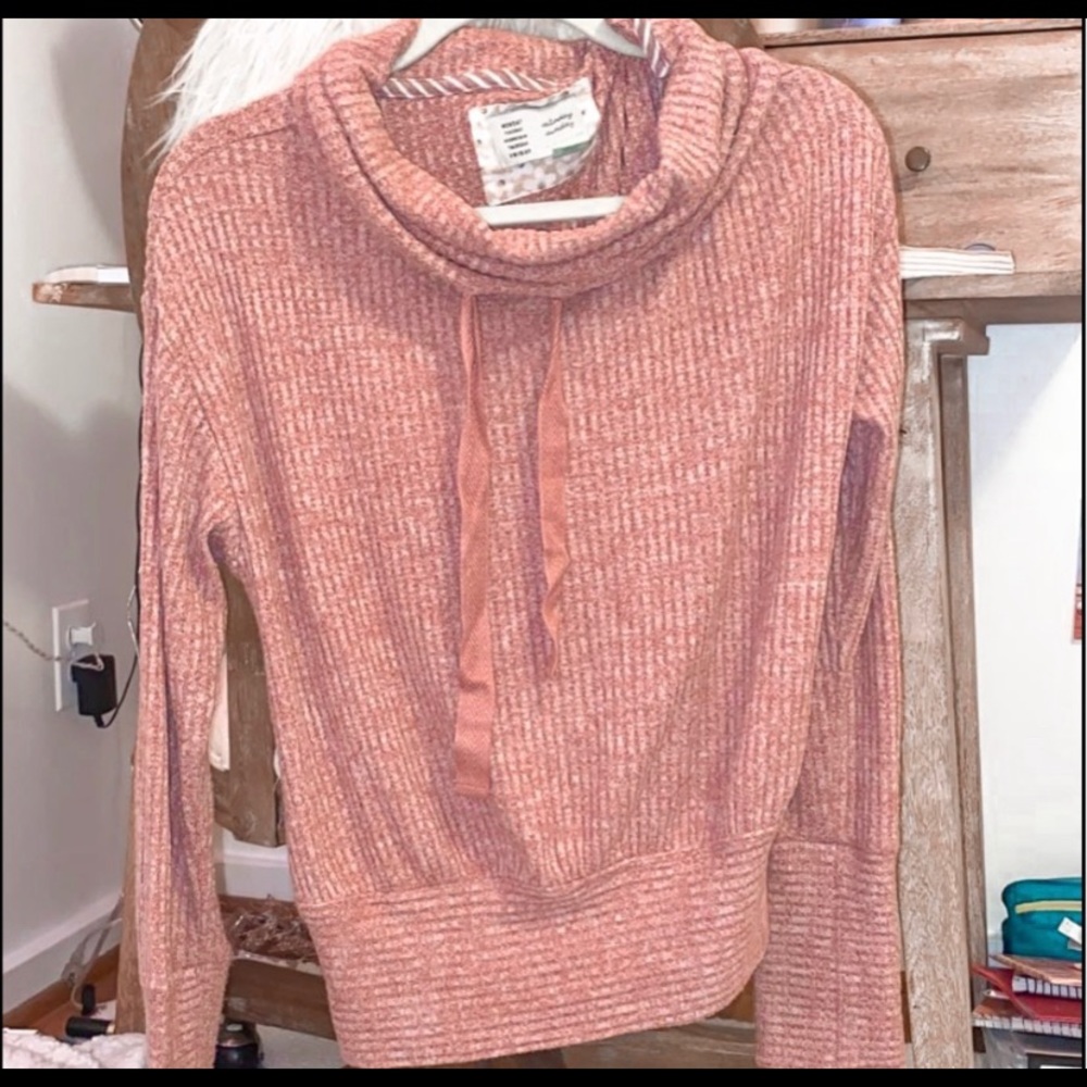Anthropologie blush sweater